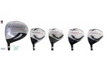 AGXGOLF MEN'S MAGNUM DRIVER + 3, 5, 7 & 9 FAIRWAY WOODS SET GRAPHITE SHAFTS